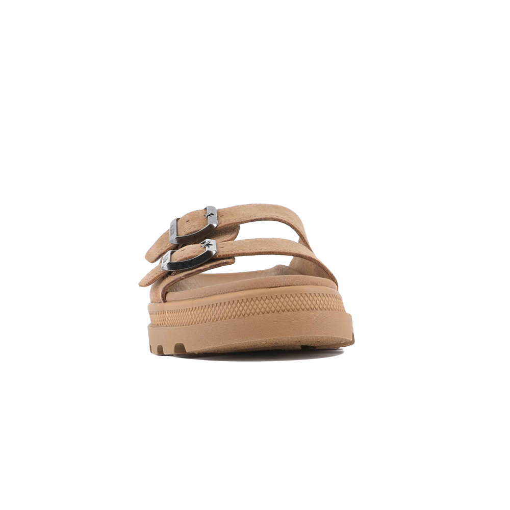 DUNELITE RIVIERA SDE  麂皮拖鞋 棕色