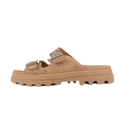 DUNELITE RIVIERA SDE  麂皮拖鞋 棕色