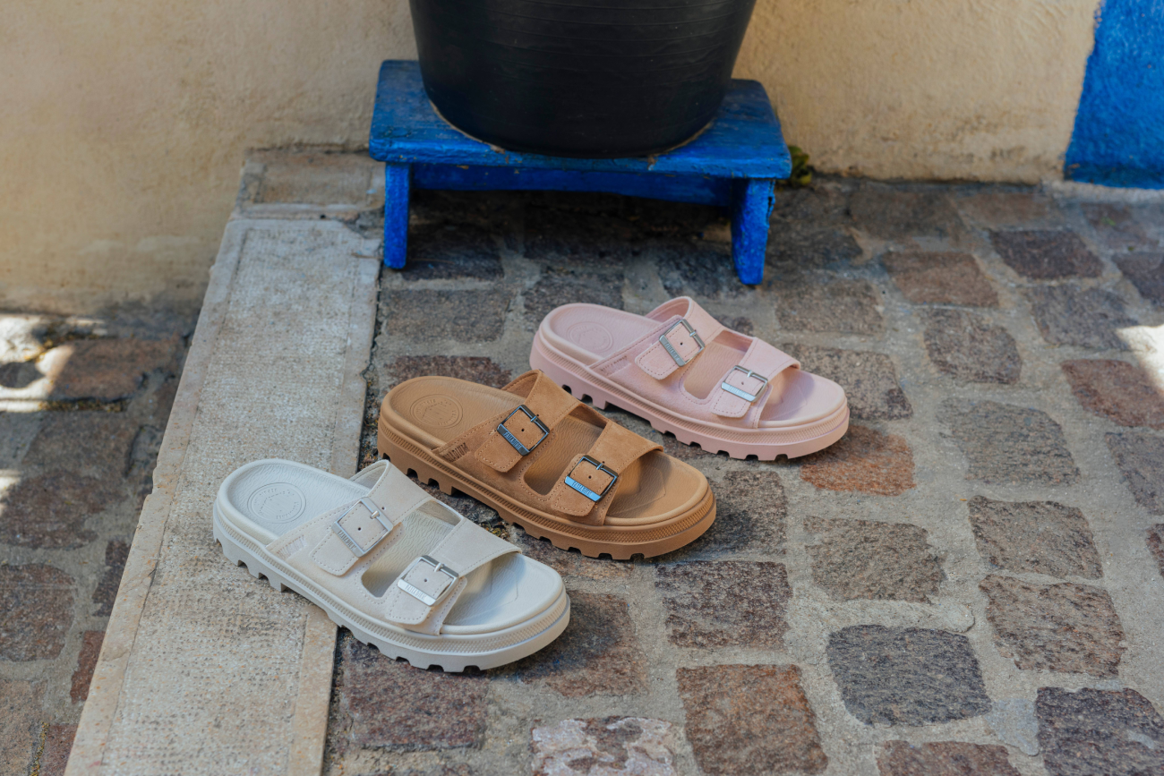 DUNELITE RIVIERA SDE  麂皮拖鞋 棕色