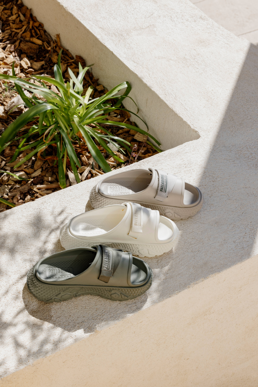 OFF/BOUND SLIDE 涼拖鞋 灰