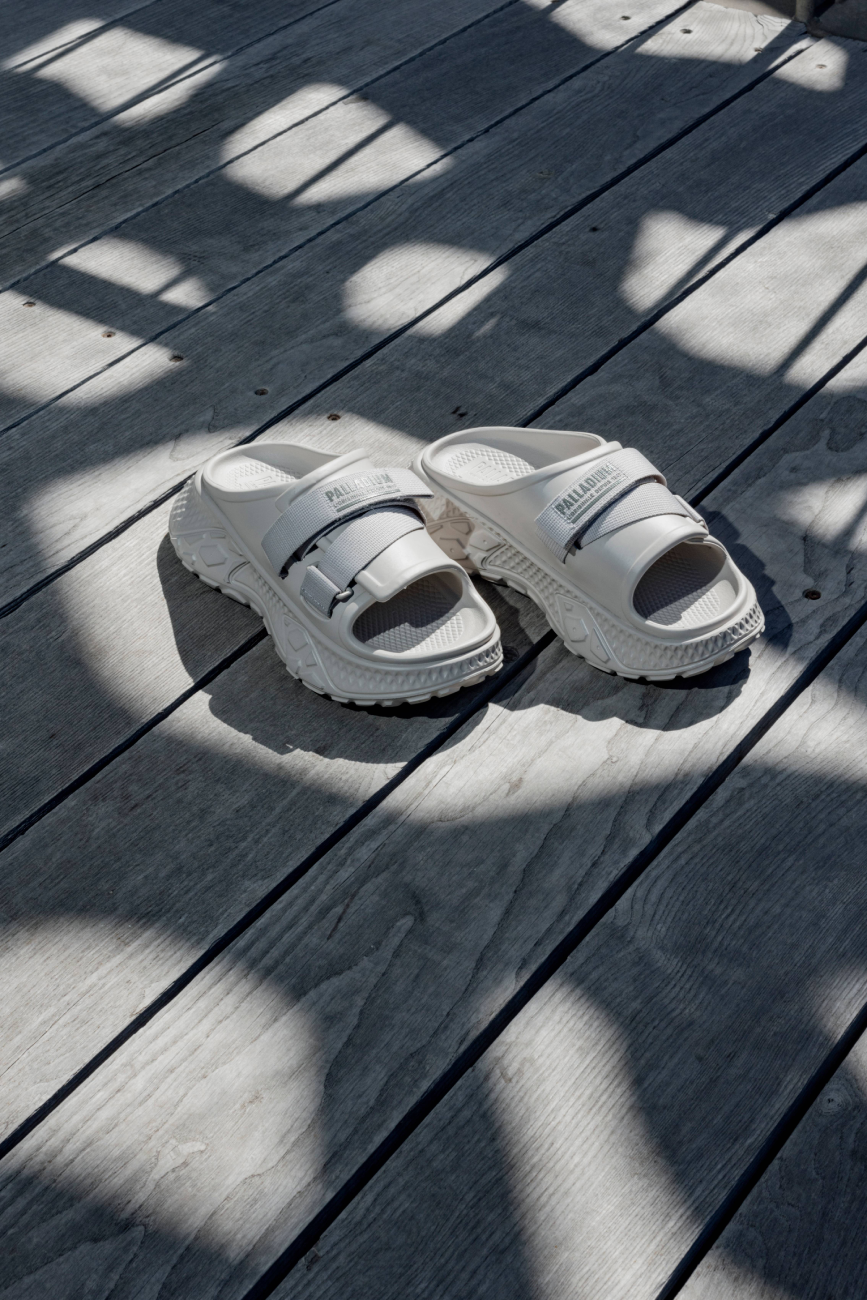 OFF/BOUND SLIDE 涼拖鞋 灰