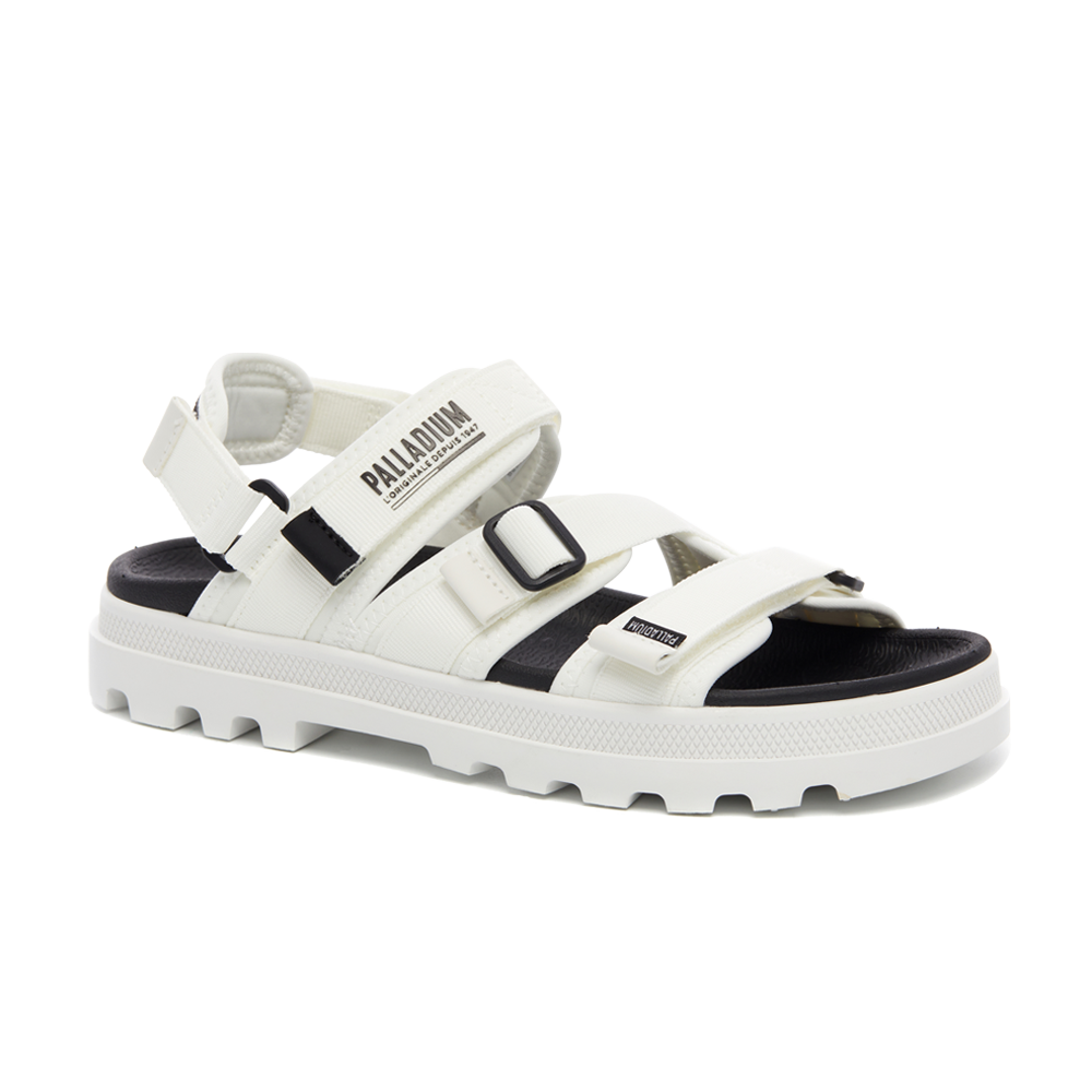 PALLADUNE SPORT 魔鬼氈涼鞋 白