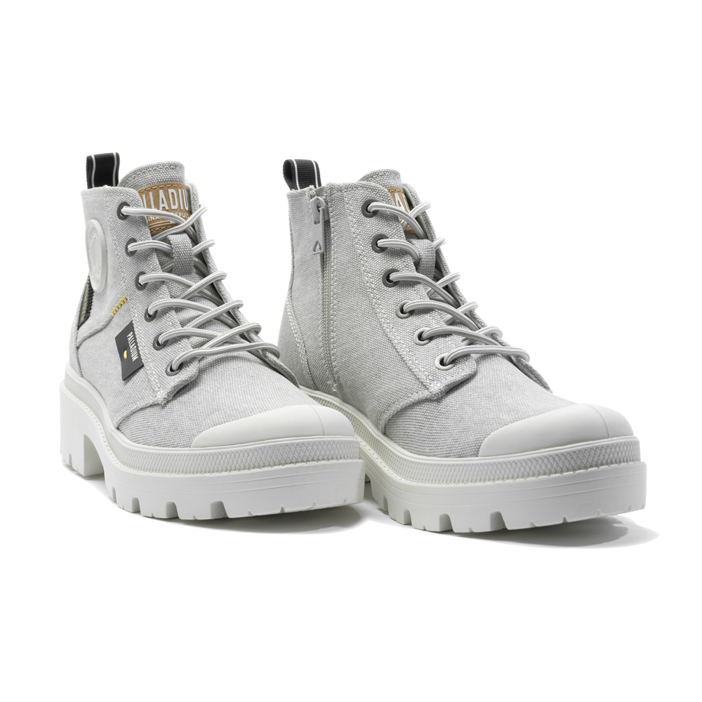 PALLABASE WASHED 女士 休閒靴 石灰