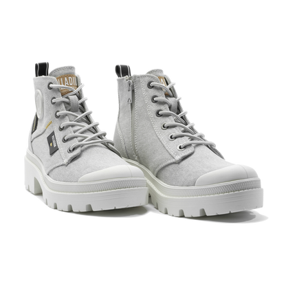 PALLABASE WASHED 女士 休閒靴 石灰