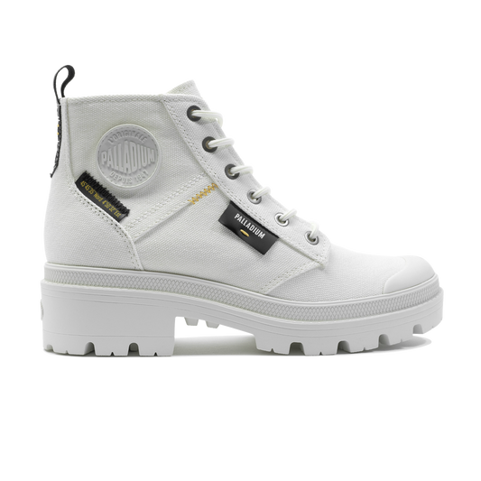 PALLABASE WASHED 女士 休閒靴 白
