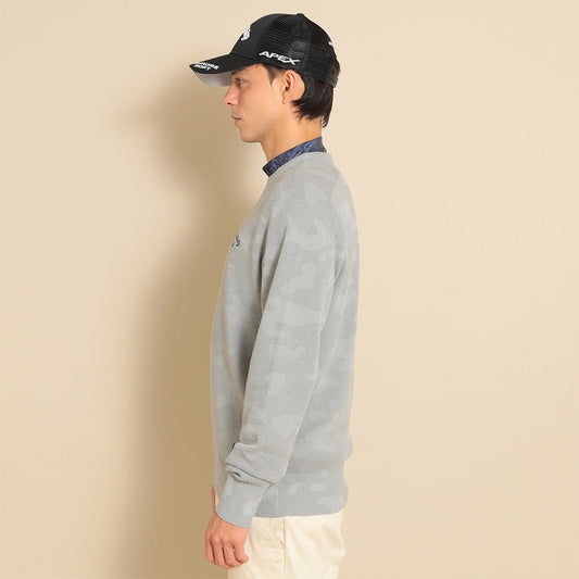 男士 圓領針織長袖上衣