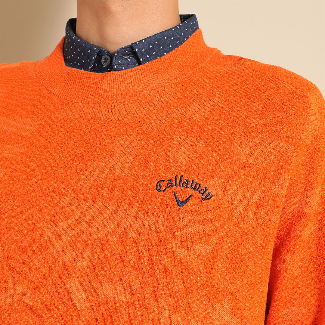 男士 圓領針織長袖上衣