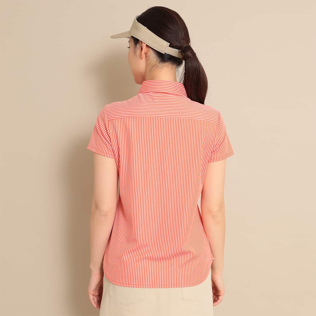 女士 條紋短袖上衣
