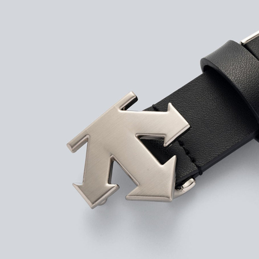 DESCENTE聯名Xander系列 LOGO ICON BUCKLE BELT (ADJUSTABLE LENGTH) 女士 可調式Logo扣頭腰帶