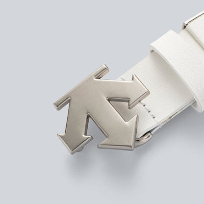 DESCENTE聯名Xander系列 LOGO ICON BUCKLE BELT (ADJUSTABLE LENGTH) 女士 可調式Logo扣頭腰帶