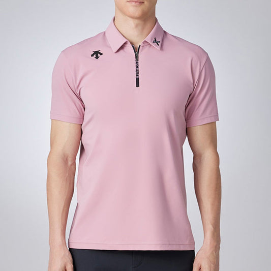 DESCENTE聯名Xander系列 HALF-ZIP SHORT-SLEEVED SHIRT 男士 高爾夫球上衣