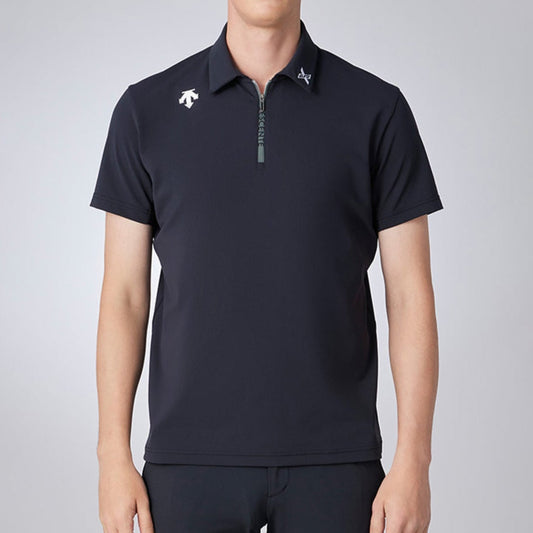 DESCENTE聯名Xander系列 HALF-ZIP SHORT-SLEEVED SHIRT 男士 高爾夫球上衣