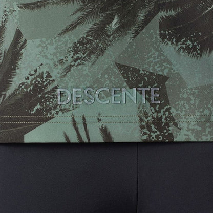 DESCENTE聯名Xander系列 PALM TREE PRINT SHORT-SLEEVED SHIRT 男士 高爾夫球上衣