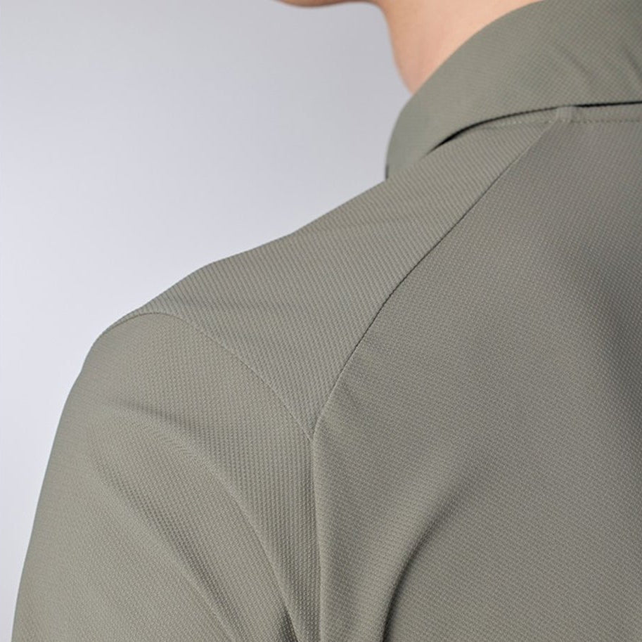 DESCENTE聯名Xander系列 SENSITIVER FABRICS BY EUROJERSEY SHORT-SLEEVED SHIRT 男士 高爾夫球上衣