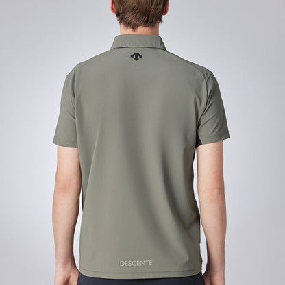 DESCENTE聯名Xander系列 SENSITIVER FABRICS BY EUROJERSEY SHORT-SLEEVED SHIRT 男士 高爾夫球上衣