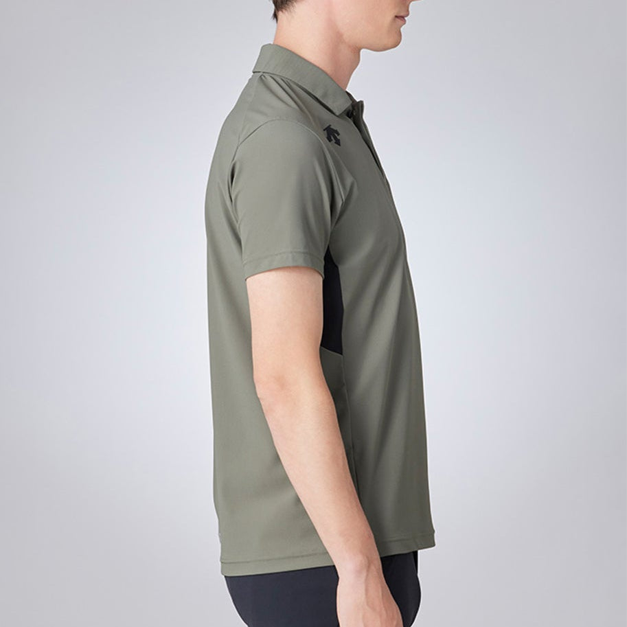 DESCENTE聯名Xander系列 SENSITIVER FABRICS BY EUROJERSEY SHORT-SLEEVED SHIRT 男士 高爾夫球上衣