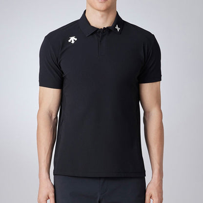 DESCENTE聯名Xander系列 SENSITIVER FABRICS BY EUROJERSEY SHORT-SLEEVED SHIRT 男士 高爾夫球上衣