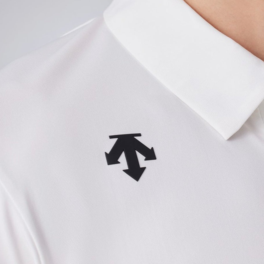 DESCENTE聯名Xander系列 TRICOT MESH SHORT-SLEEVED SHIRT 男士 高爾夫球上衣