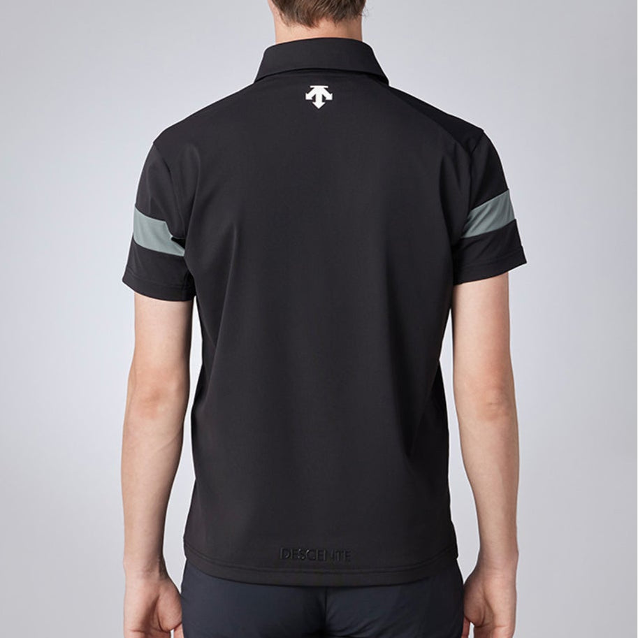 DESCENTE聯名Xander系列 TRICOT MESH SHORT-SLEEVED SHIRT 男士 高爾夫球上衣