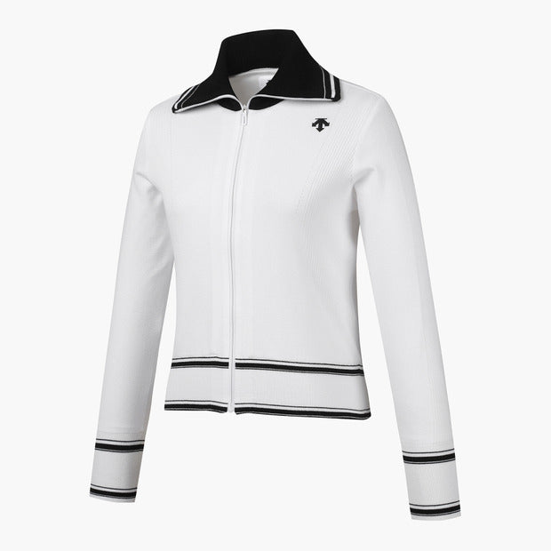 WINDPROOF ZIP-UP CARDIGAN 女士 高爾夫球外套