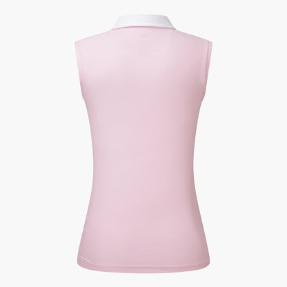 COLLARED SLEEVELESS 女士 高爾夫球上衣