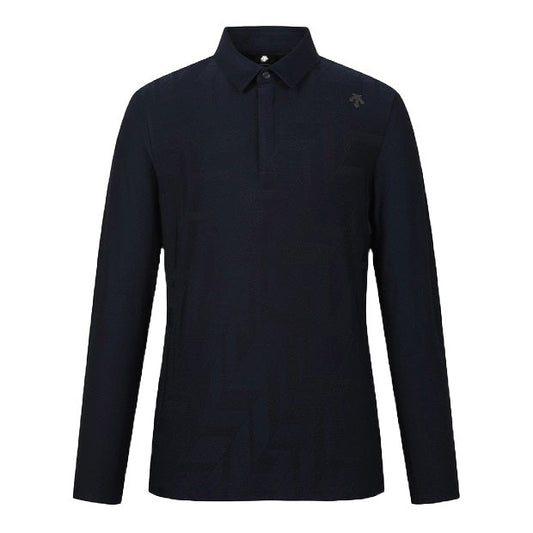 FRONT JACQUARD LONG-SLEEVE T-SHIRT 男士 高爾夫球上衣