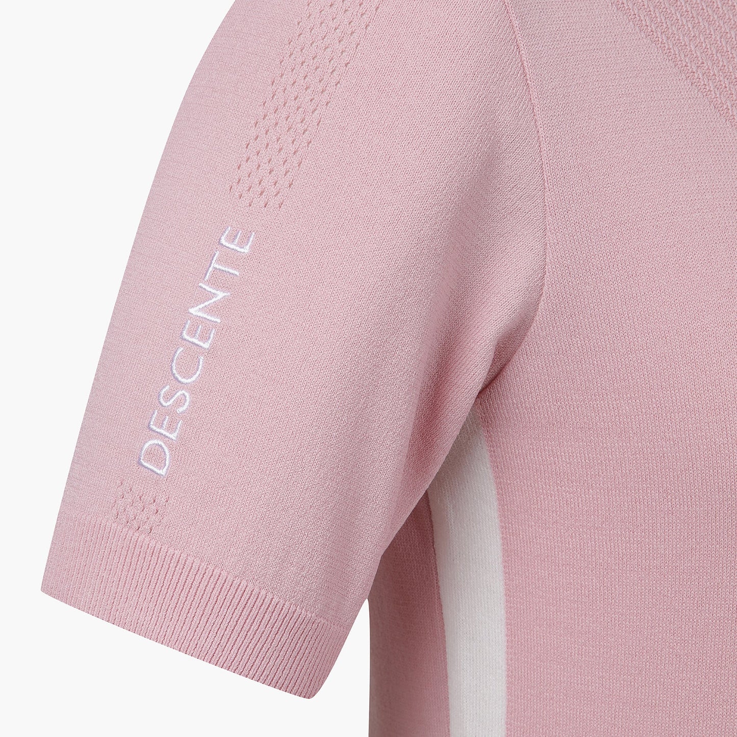 KNIT COLLARED SHORT-SLEEVE SWEATER 女士 高爾夫球POLO衫