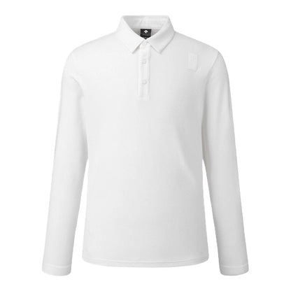 MELANGE FLEECED LONG-SLEEVE T-SHIRT 男士 高爾夫POLO衫