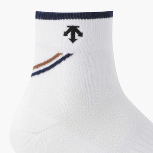 MEN'S EMBROIDERED POINT QUARTER SOCKS 男士 高爾夫球襪