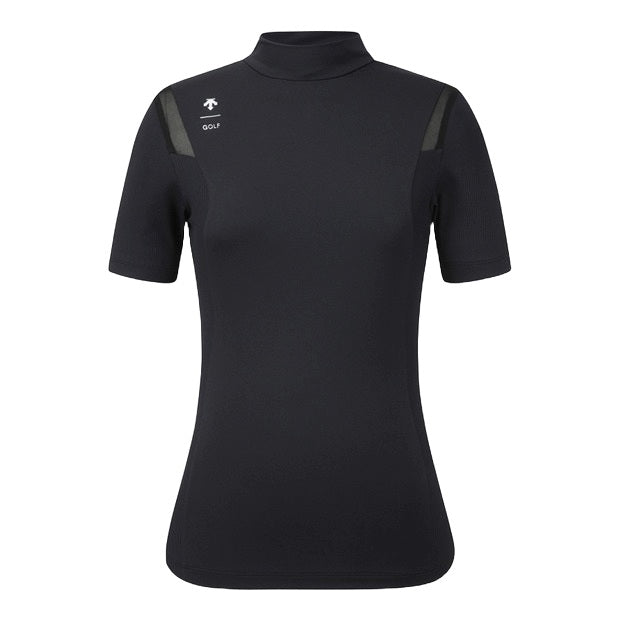 RIBBED SHORT-SLEEVED T-SHIRT 女士 高爾夫球上衣