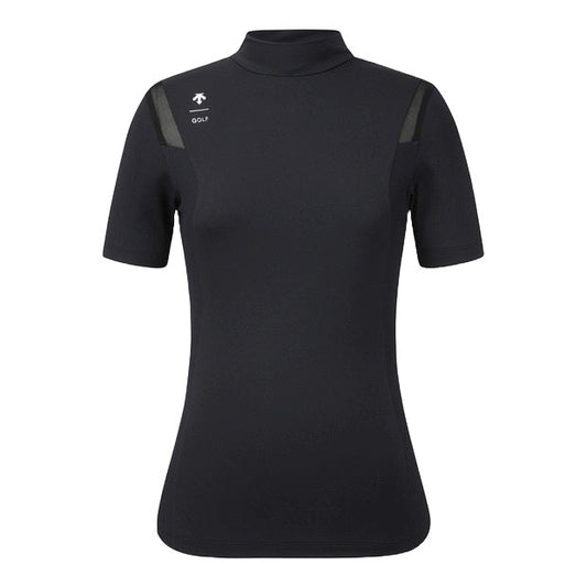 RIBBED SHORT-SLEEVED T-SHIRT 女士 高爾夫球上衣