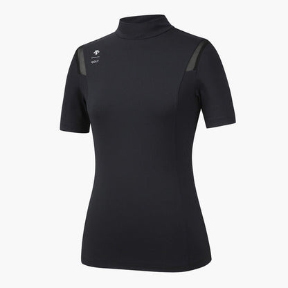 RIBBED SHORT-SLEEVED T-SHIRT 女士 高爾夫球上衣