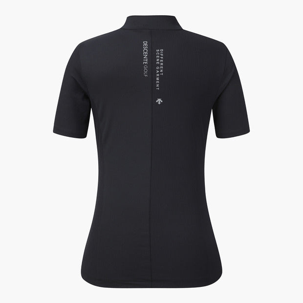 RIBBED SHORT-SLEEVED T-SHIRT 女士 高爾夫球上衣