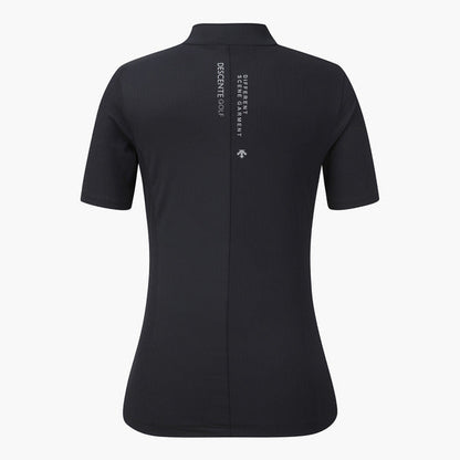 RIBBED SHORT-SLEEVED T-SHIRT 女士 高爾夫球上衣