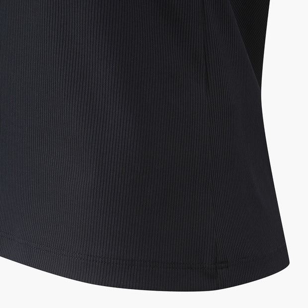 COLOR-BLOCK RIBBED SHORT-SLEEVED T-SHIRT 女士 高爾夫球上衣