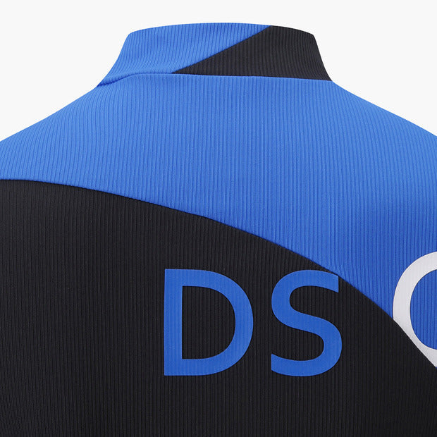 COLOR-BLOCK RIBBED SHORT-SLEEVED T-SHIRT 女士 高爾夫球上衣