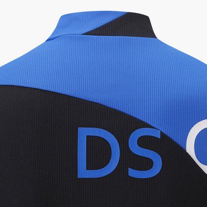 COLOR-BLOCK RIBBED SHORT-SLEEVED T-SHIRT 女士 高爾夫球上衣