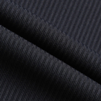 COLOR-BLOCK RIBBED SHORT-SLEEVED T-SHIRT 女士 高爾夫球上衣