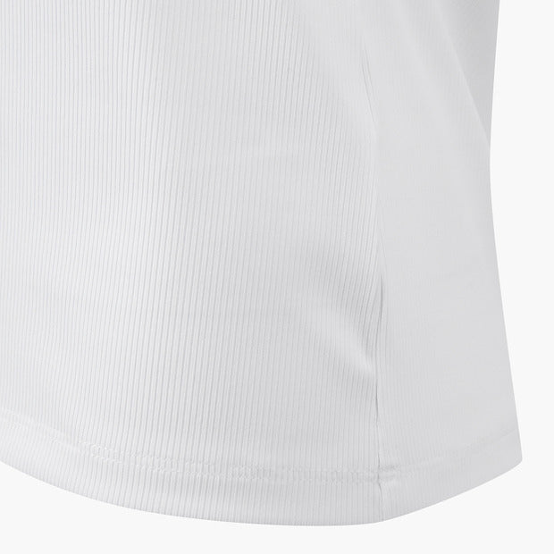 COLOR-BLOCK RIBBED SHORT-SLEEVED T-SHIRT 女士 高爾夫球上衣