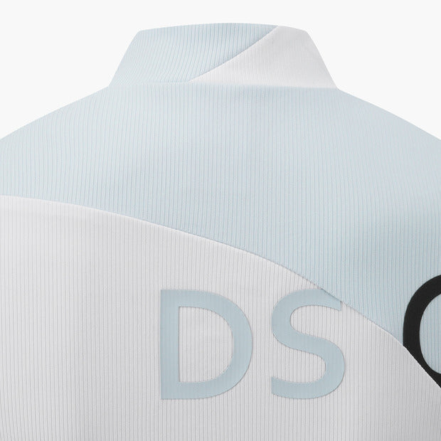 COLOR-BLOCK RIBBED SHORT-SLEEVED T-SHIRT 女士 高爾夫球上衣