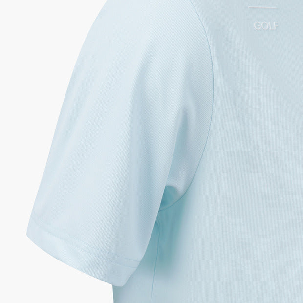 ONE-POINT COLLARED SHORT-SLEEVED T-SHIRT 男士 高爾夫球上衣