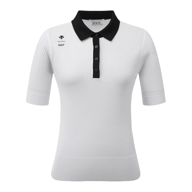 Y-COLLARED SWEATER 女士 高爾夫球上衣