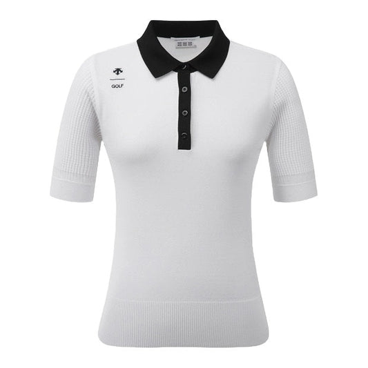 Y-COLLARED SWEATER 女士 高爾夫球上衣