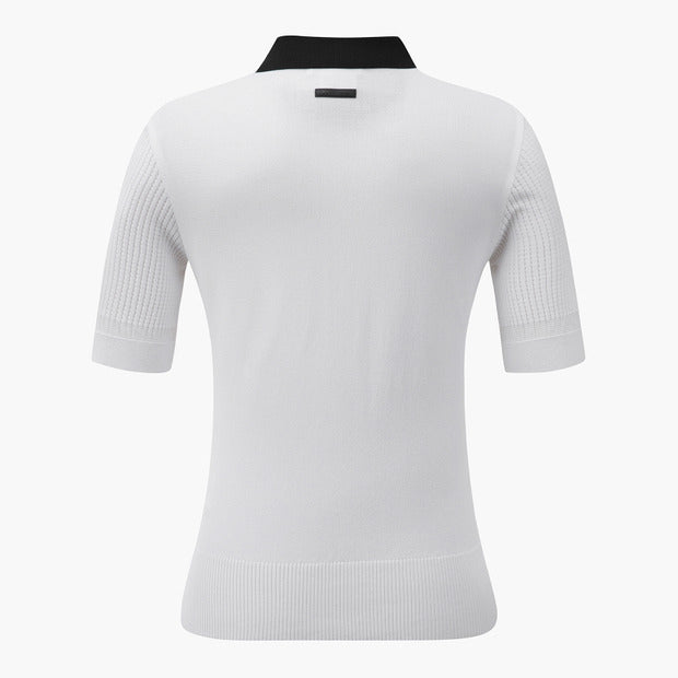 Y-COLLARED SWEATER 女士 高爾夫球上衣