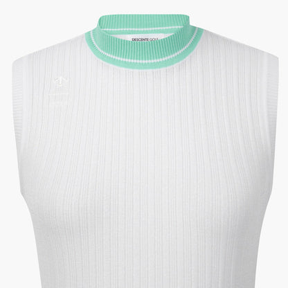 KNIT SLEEVELESS 女士 高爾夫球上衣