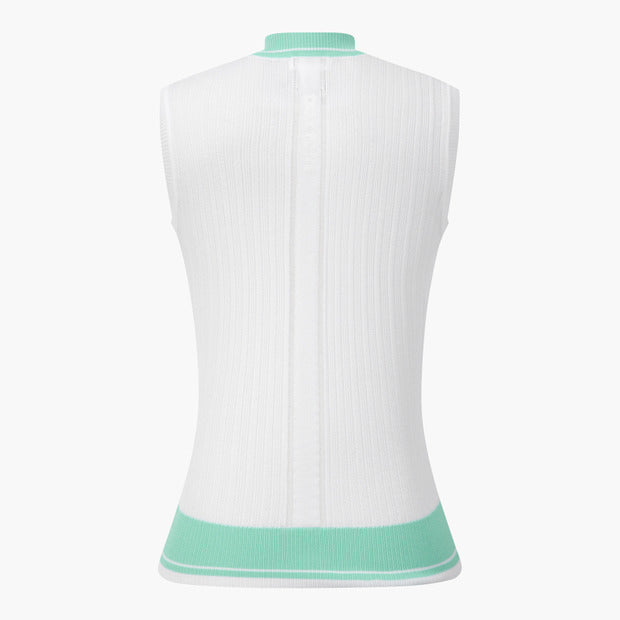 KNIT SLEEVELESS 女士 高爾夫球上衣
