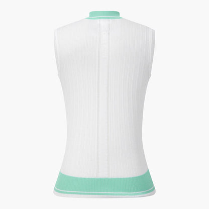 KNIT SLEEVELESS 女士 高爾夫球上衣