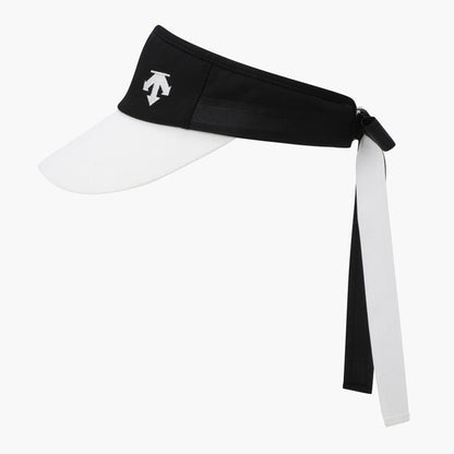 W ESSENTIAL RIBBON SUNVISOR 女士 高爾夫遮陽帽