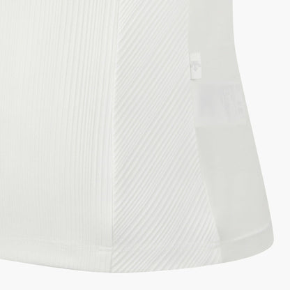 COOLING MIX RIBBED COLLARD T-SHIRT 女士 高爾夫球上衣