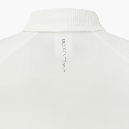 COOLING MIX RIBBED COLLARD T-SHIRT 女士 高爾夫球上衣